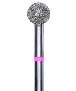 Alternative view of DIAMOND NAIL DRILL BIT, "BALL", RED, HEAD DIAMETER 5MM (FA01R050) - STALEKS™